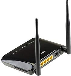 D-Link Wireless N300 ADSL2 4-Port Wi-Fi Router DSL-2740U, Black