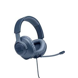 JBL Quantum 100 Wired Over-Ear Gaming Headphones for PC, Mac, Xbox, PS4 and Nintendo Switch, Blue