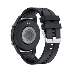 Xcell Classic-3O2 Smart Watch, Black silicone bracelet