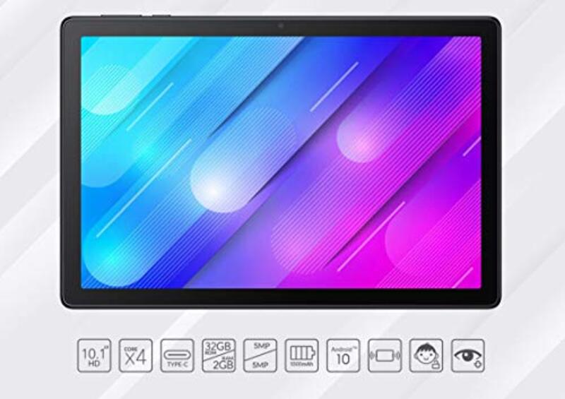 Alcatel 3T-8094M 32GB Black 10.1-inch Smart Tablet + Phone with Bluetooth Keyboard & Protective Case, 2GB RAM, 4G LTE