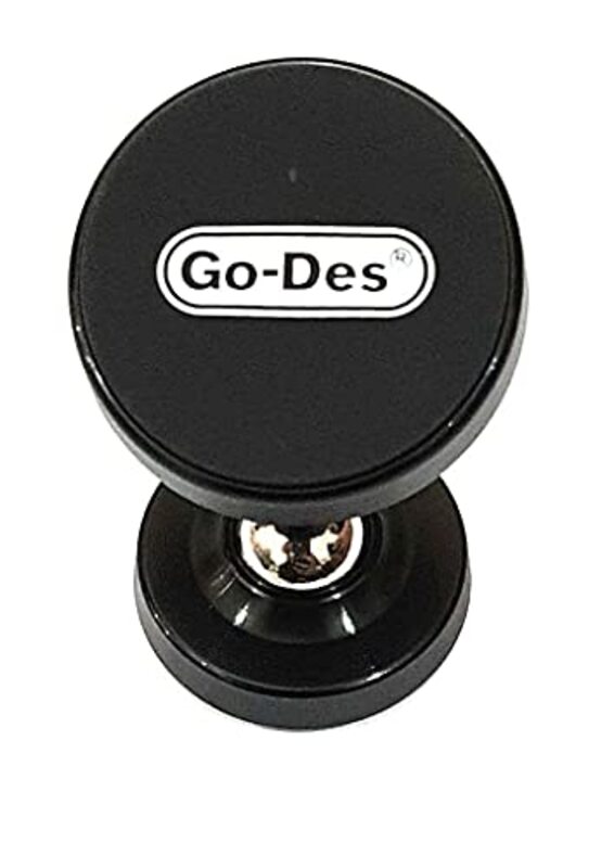 Go-Des Car Magnetic Dashboard Mount Phone Holder, Black