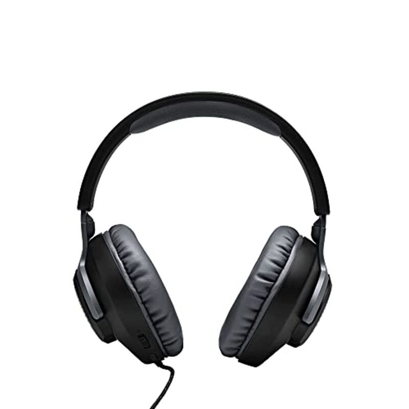 JBL Quantum 100 Wired Over-Ear Gaming Headphones for PC, Mac, Xbox, PS4 and Nintendo Switch, Black