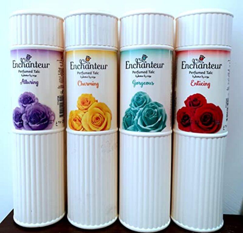 

Enchanteur Perfumed Talc, 4 x 250gm, White