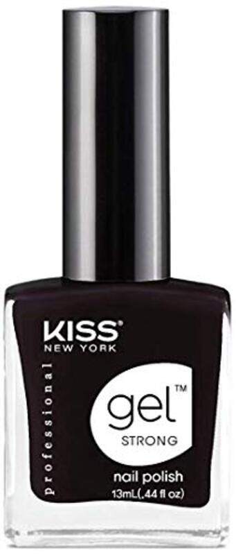 

Kiss Gel Strong Nail Polish, 13ml, Black Hole, Black