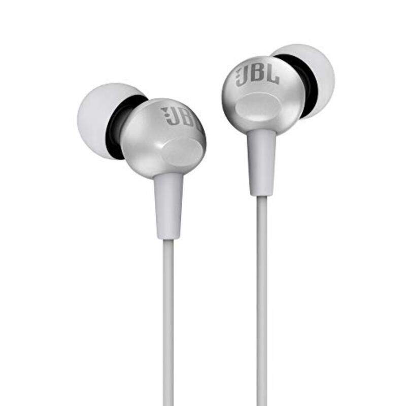 

JBL C200SI 3.5 mm Jack In-Ear Noise Cancelling Earphones, Grey