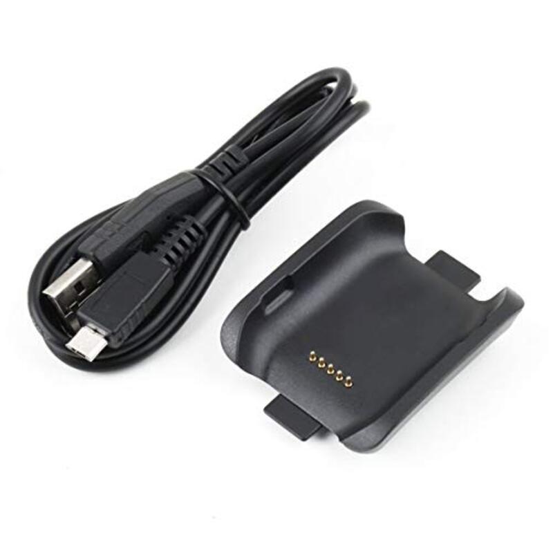 FashionswanAE Durable Replacement Dock Charger Cradle With USB To Micro USB Cable For Samsung For Galaxy Gear V700, Black