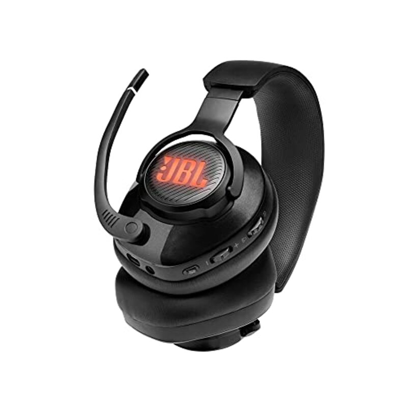 JBL Quantum 400 Wired Over-Ear Gaming Headphones for PC, Xbox, PlayStation, Nintendo Switch, Mobile, Mac, Black