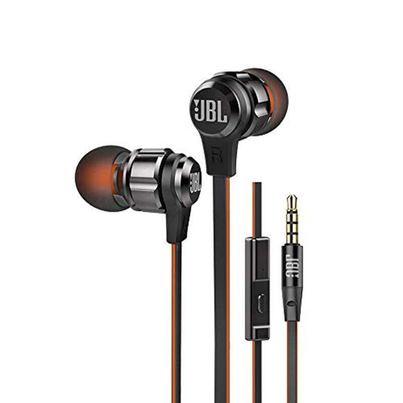 

JBL T180A 3.5 mm Jack In-Ear Earphones, Black