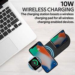 Promate Wireless Charging Station for Apple, Black