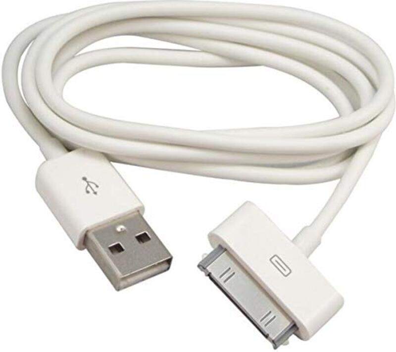 

Generic Apple 1-Meter iPhone 4 Lightning Data Transfer Compatible, USB Type A Male to Lightning for Apple Devices, White