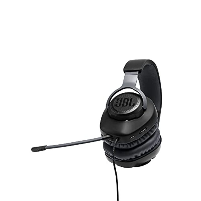 JBL Quantum 100 Wired Over-Ear Gaming Headphones for PC, Mac, Xbox, PS4 and Nintendo Switch, Black