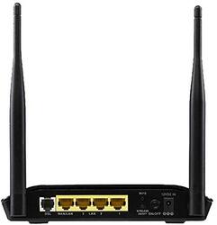 D-Link Wireless N300 ADSL2 4-Port Wi-Fi Router DSL-2740U, Black