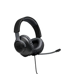 JBL Quantum 100 Wired Over-Ear Gaming Headphones for PC, Mac, Xbox, PS4 and Nintendo Switch, Black