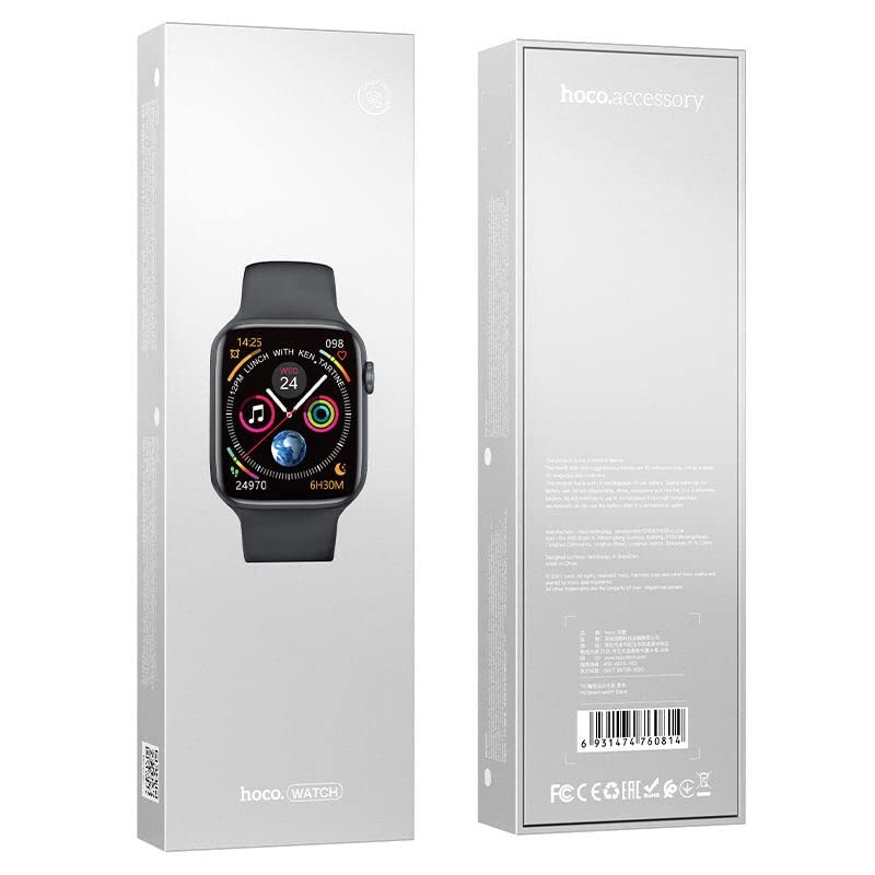 Hoco Y5 Smart Watch, Black