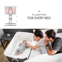 Hauck,Face To Me ,Travel Bed,Unisex,0M+,Pink