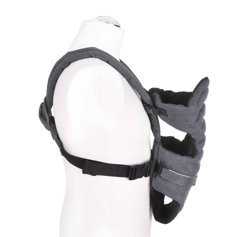 Hauck,2 Way Carrier ,Safety Accessory,Melange Charcoal