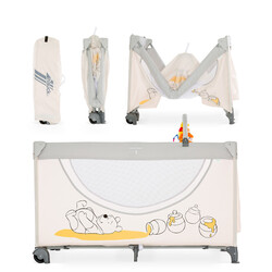 Hauck,Dream'N Play Go + Toybar ,Travel Bed,Unisex,0m+,Pooh Cuddles