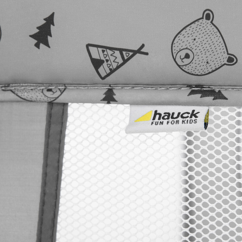 Hauck,Sleep'N Play Sq (95X95 Cm) ,Travel Bed Square,Unisex,0m+,Nordic Grey