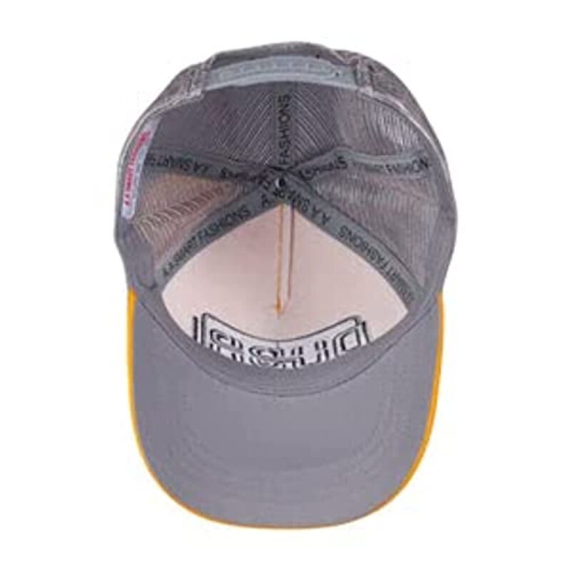 A.A Smart Fashions Dubai’s Official Logo Baseball Cap, Orange/Gray