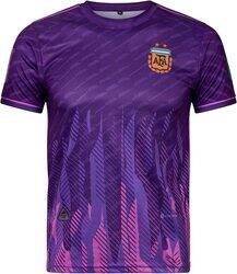 A.A Smart Fashions Sale Lionel Messi 10 Argentina Away Soccer 2022 New Jersey for Men, Purple, Large