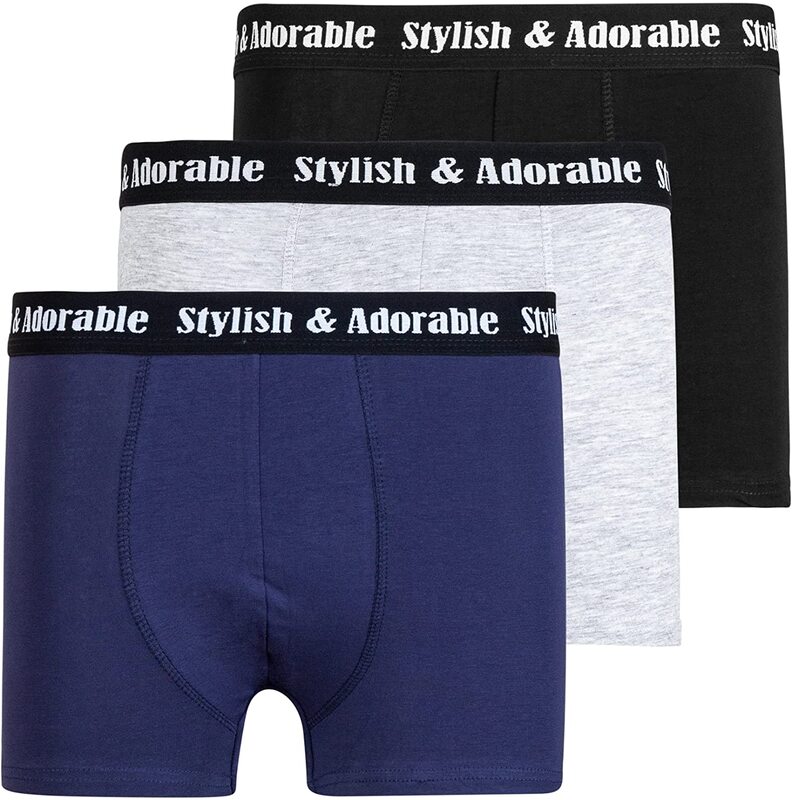 A.A Smart Fashions 3 Piece Comfortable Classic Cotton Underwear