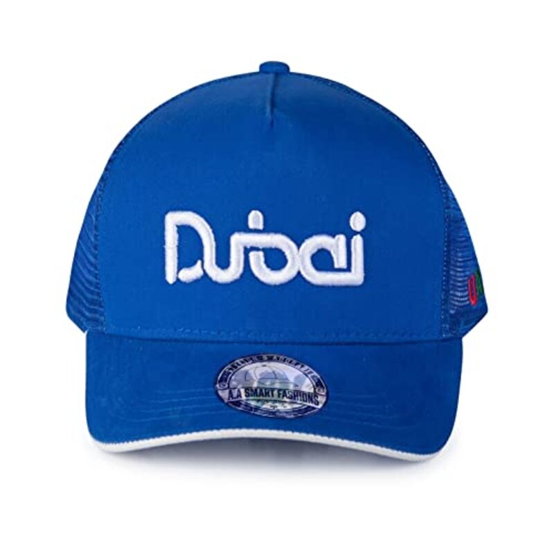 A.A Smart Fashions Stylish Dubai’s Logo Baseball Cap, Blue