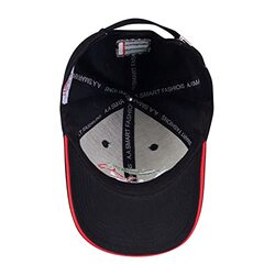 A.A Smart Fashions Dubai Horse Racing Baseball Cap, Black