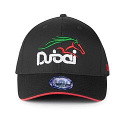 A.A Smart Fashions Dubai Horse Racing Baseball Cap, Black