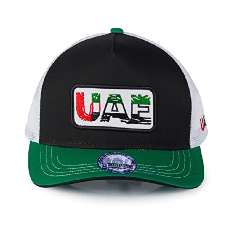 A.A Smart Fashions The UAE Flag’s Beautiful Baseball Cap, Multicolour