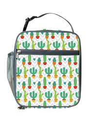 Lamar Kids Cactus Insulated Thermal Lunch Bag, White