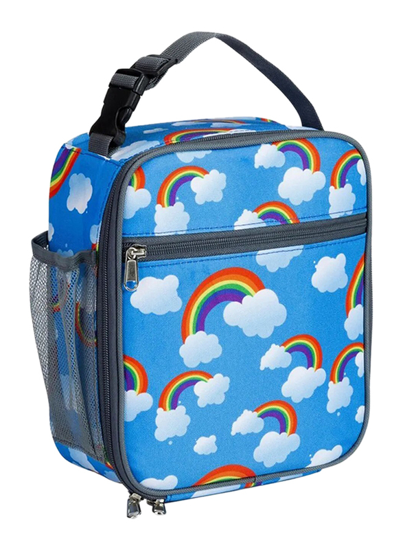 Lamar Kids Rainbow Insulated Thermal Lunch Bag, Blue