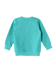 Lamar Kids Cotton Long Sleeve Sweatshirt for Girls, 4-5 Years, Green