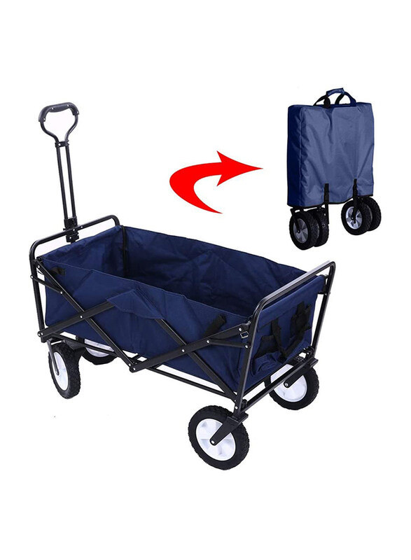 

DBSCD Garden Shopping Floding Cart, Bags & Trolleys, Blue