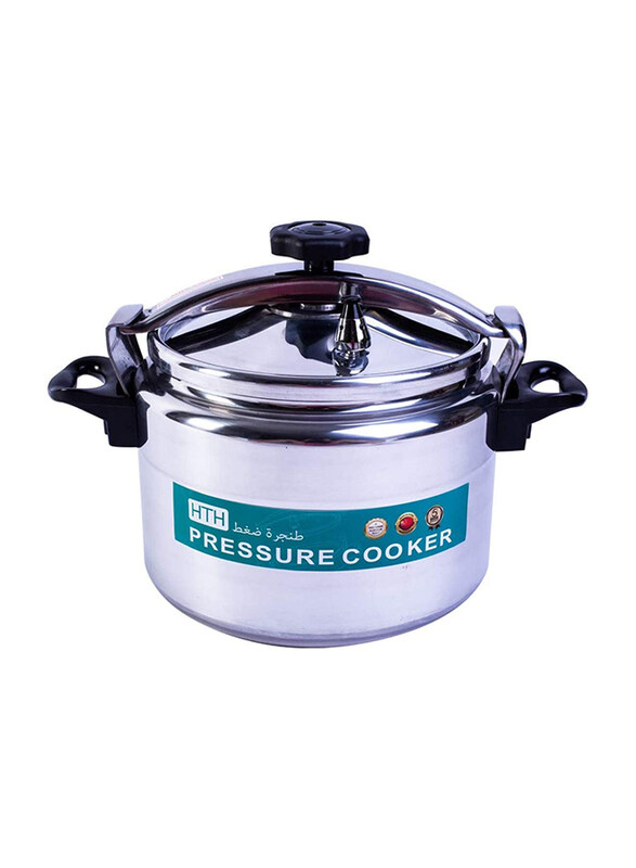 

HTH 7 Ltr Aluminium Pressure Cooker, PRECBYPC, Silver