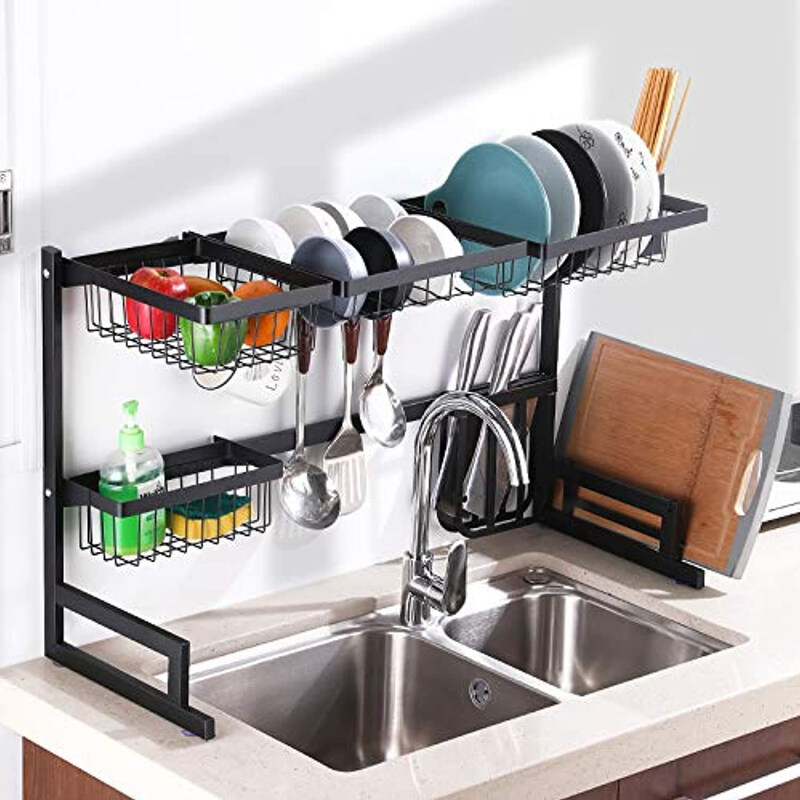 

Siroca Japan Utensils Holder Sink Drain Kitchen Rack, Black