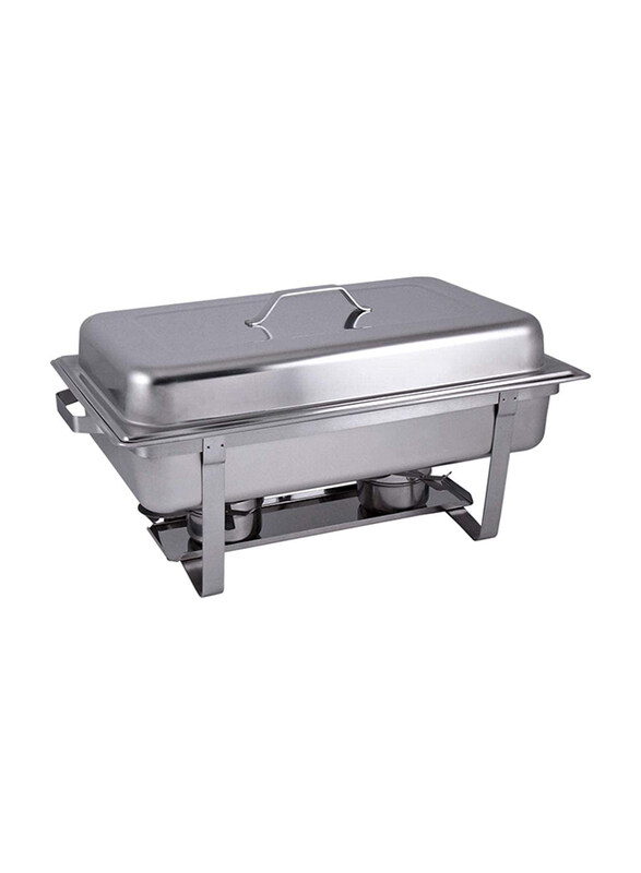 

Master Chef 3-in-1 Stainless Steel Chafing Dish, Silver