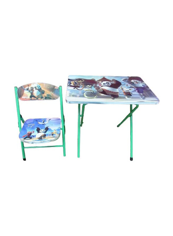 

Venice Italy 2-Piece Kids Metal Table and Chair Set, Multicolour