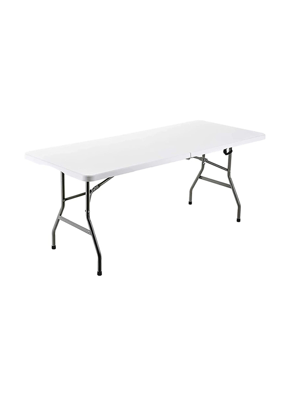 

Lanny Classic Portable Plastic Folding Table, White