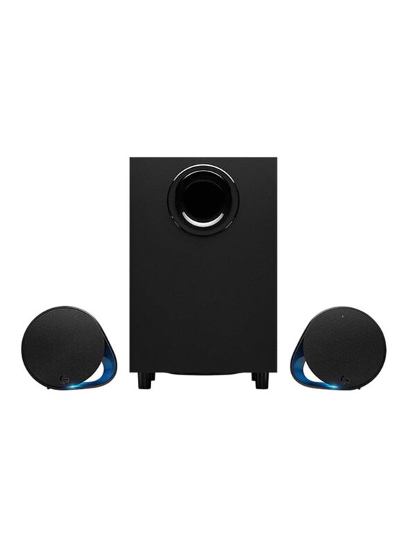 Logitech G560 RGB PC Gaming Speakers System with Game-Driven Lightin, Black