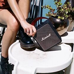 Marshall Stockwell II Wireless Portable Bluetooth 20+ Hours 20W Speaker, Black