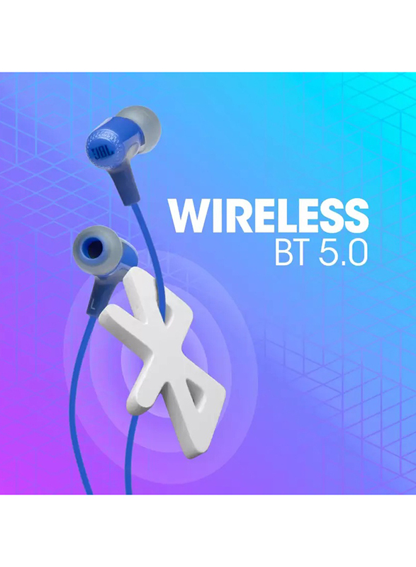 JBL Live 100BT Bluetooth In-Ear Headset, Blue