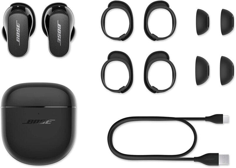 Bose QuietComfort Noise Cancelling Earbuds II True Wireless Earphones with Personalized Noise Cancellation & Sound, Triple Black