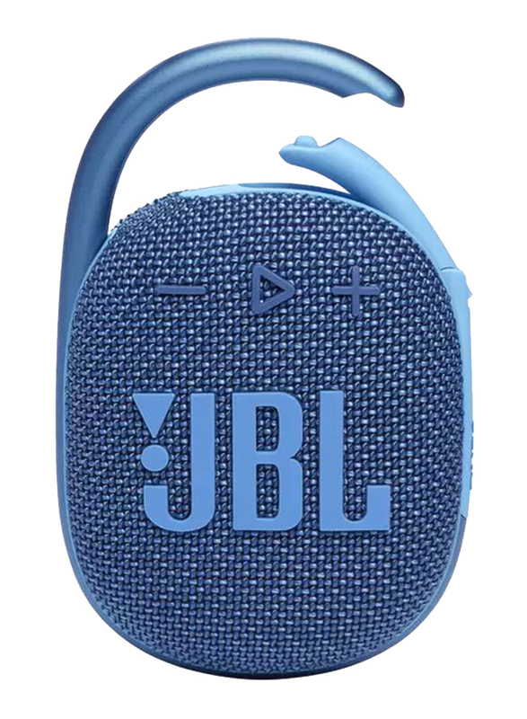 JBL Clip 4 Eco Splashproof Wireless Portable Speaker, Blue