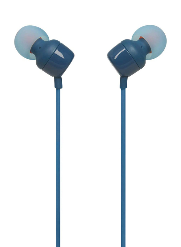 JBL Tune 110 Wired In-Ear Earphones, Blue