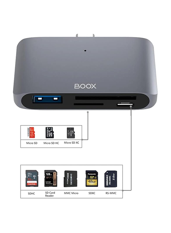 BOOX USB Type-C Hub, Black