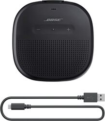 Bose SoundLink Micro, Portable Outdoor Waterproof Speaker with Wireless Bluetooth Connectivity, Black