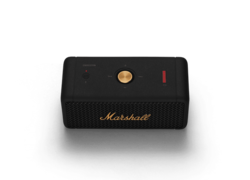 Marshall Emberton Portable Compact Wireless Speaker, Black/Brass