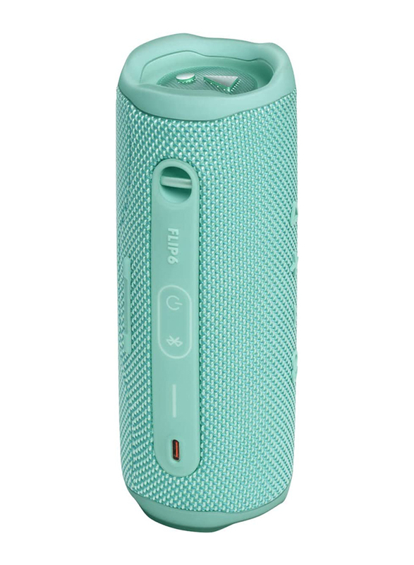 JBL Flip 6 Water Resistant Portable Bluetooth Speaker, JBLFLIP6TEAL, Teal