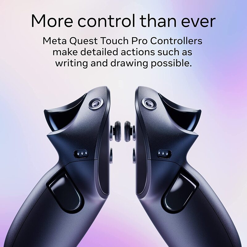 Meta Oculus Quest Pro System, Advanced VR LCD Display, 256GB Storage, Black