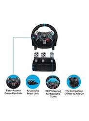 Logitech G29 Driving Force Racing Wheel & Pedals for PlayStation PS5, PS4 & PC, Black